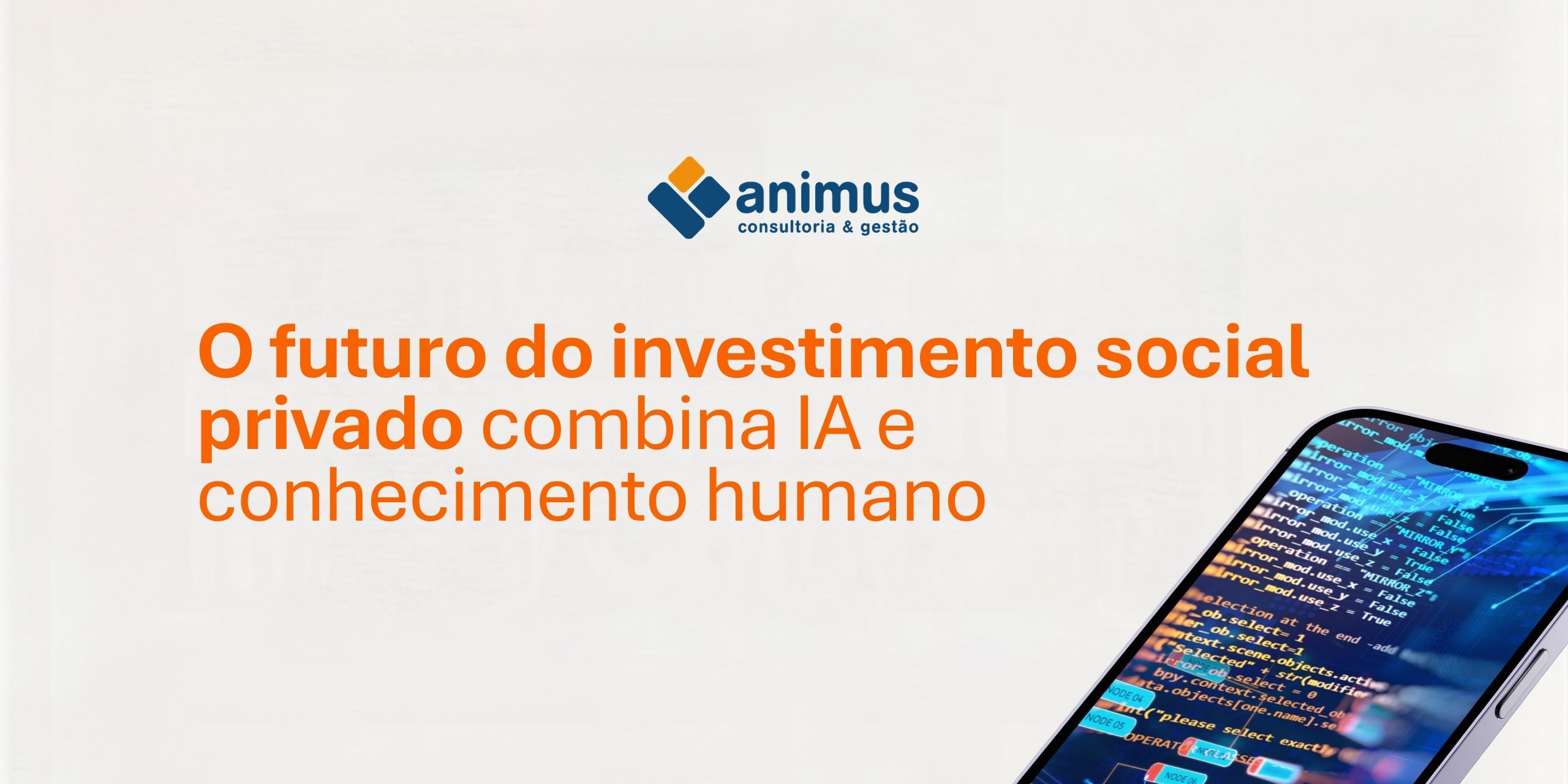 (Blog)Futuro do investimento social privado
